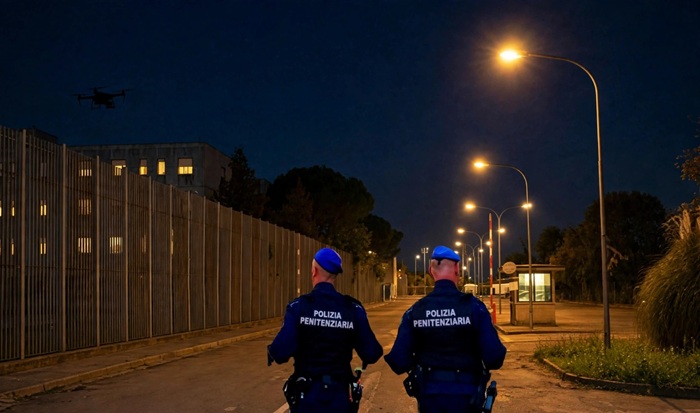 Sventato dalla polizia penitenziaria tentativo di introduzione di telefoni e droga con drone a…